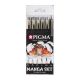 Multiliner pigma manga sæt 6ass
