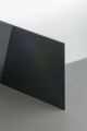 Plast akryl 4,0mm 60x100cm sort 9n870 opak ekstruderet