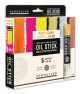 Oil stick S 38ml sæt 6ass fluorescent+metallic