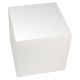 Skum flamingo hvid kube 20x20x20cm