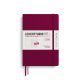 Kalender Leuchtturm 2026 A5 uge+noter linjeret hardcover port red