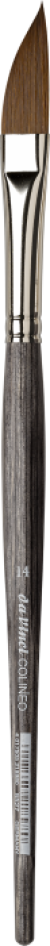 Pensel Da Vinci Colineo 5527 str. 14 syntetisk kolinsky skråt skåret akvarel Sword Shape