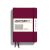 Notesbog Leuchtturm A5 251s kvadreret port red hardcover