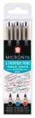 Multiliner pigma micron PN sæt 3 ass black,red,blue