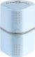 Blyantspidser dobbelt m/beh. Faber grip sky blue