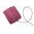 Elastiksnor 1,2mmx25m rosa