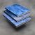 Notesbog ikigi A5 linjeret one of a kind blue m/sort ryg 144 sider 80g