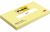 Notesblok med klæb post-it 76x127mm 655 gul