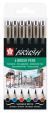 Multiliner pigma brush sæt 6 ass