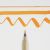 Multiliner pigma brush orange #5