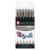 Multiliner pigma micron 0,5 basic sæt 6 ass.