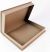 Arkivæske A4+ brun kraft med hængslet låg - H.5cm x B.31cm x L.43cm